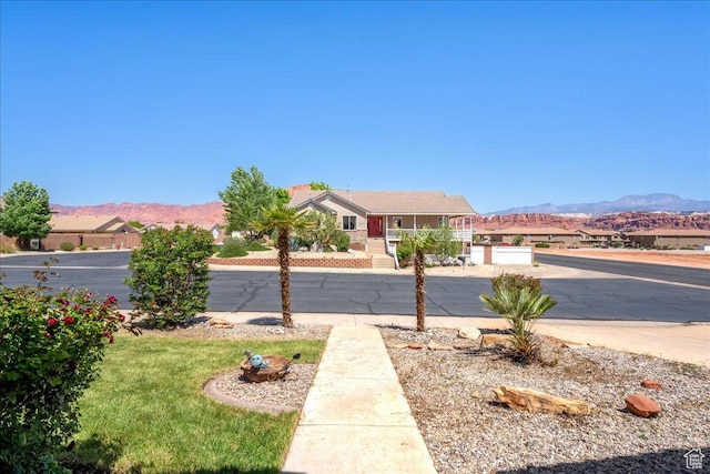 388 E 1060 S, Ivins, UT 84738 - view of yard featuring a mountain view and fence