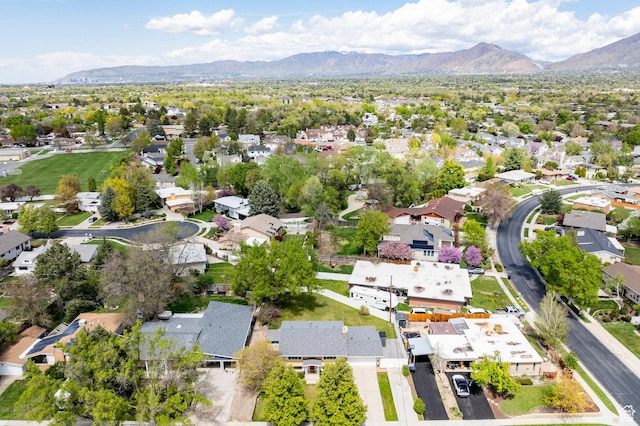 1151 E Chevy Chase Dr, Murray, UT 84117 - bird's eye view with a residential view and a mountain view