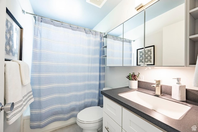 1151 E Chevy Chase Dr, Murray, UT 84117 - full bath with toilet, visible vents, and vanity