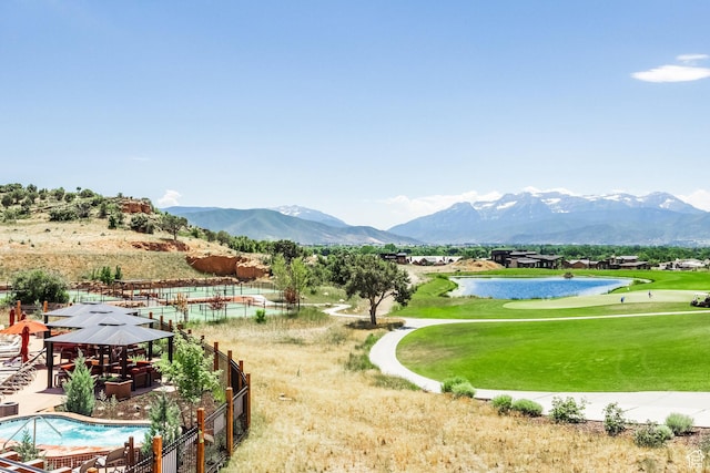 2177 E Notch Cir Unit 354, Heber City, UT 84032 - view of mountain background with a large body of water and a golf club