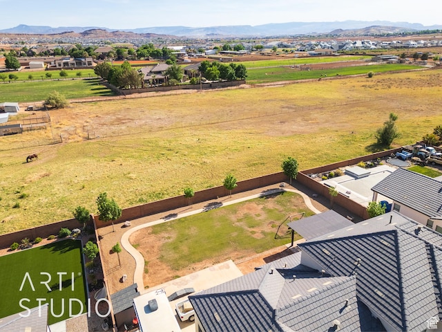 309 W Blue Quartz Dr, Washington, UT 84780 - bird's eye view with a mountain view and a residential view