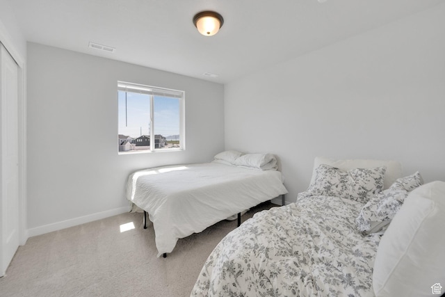 315 W 910 S, American Fork, UT 84003 - bedroom with baseboards, visible vents, a closet, and carpet