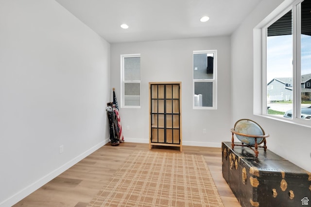 315 W 910 S, American Fork, UT 84003 - sitting room with recessed lighting, light wood-style flooring, and baseboards