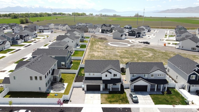 315 W 910 S, American Fork, UT 84003 - aerial view with a residential view and a water and mountain view