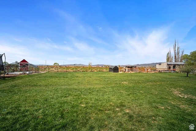 9457 N 4800 W, Elwood, UT 84337 - view of yard with fence