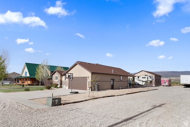 view of road featuring a residential view