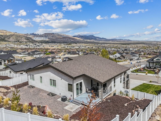 6593 W Bonnie Jean Ln Unit 13, Herriman, UT 84096 - birds eye view of property featuring a mountain view and a residential view