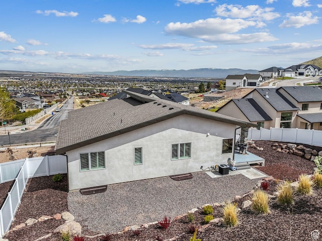 6593 W Bonnie Jean Ln Unit 13, Herriman, UT 84096 - exterior space with a mountain view and a residential view