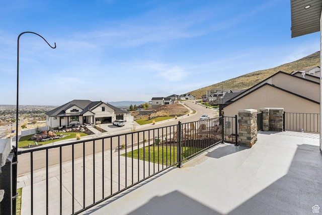 6593 W Bonnie Jean Ln Unit 13, Herriman, UT 84096 - balcony featuring a residential view