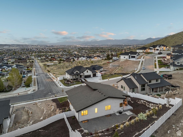 6593 W Bonnie Jean Ln Unit 13, Herriman, UT 84096 - bird's eye view featuring a mountain view and a residential view