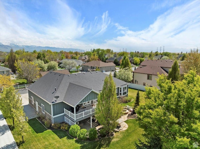 1380 Angel Crest Way, Kaysville, UT 84037 - birds eye view of property with a residential view