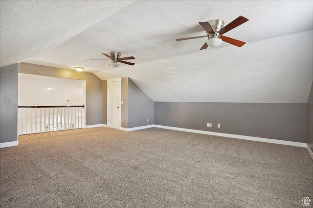 1380 Angel Crest Way, Kaysville, UT 84037 - bonus room with carpet flooring, baseboards, ceiling fan, and lofted ceiling