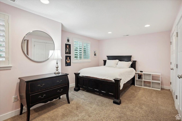 1380 Angel Crest Way, Kaysville, UT 84037 - bedroom with baseboards, recessed lighting, and light carpet