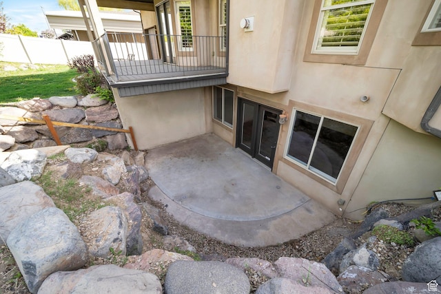 10252 S 3570 W, South Jordan, UT 84095 - view of patio with fence and a balcony