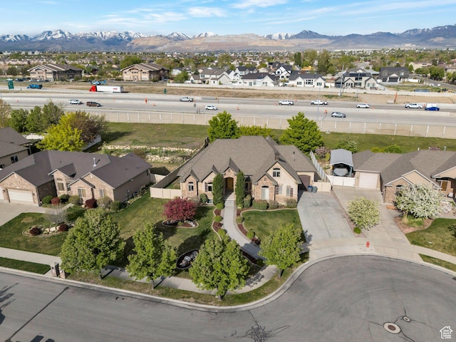 10252 S 3570 W, South Jordan, UT 84095 - drone / aerial view featuring a mountain view and a residential view