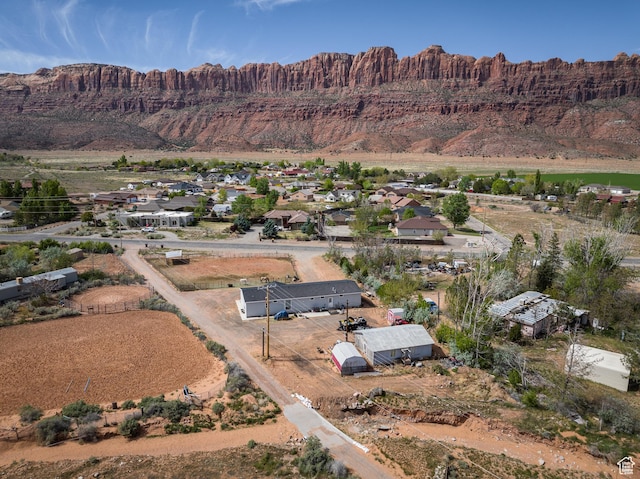 4147 S Spanish Valley Dr, Moab, UT 84532 - birds eye view of property with a mountain view