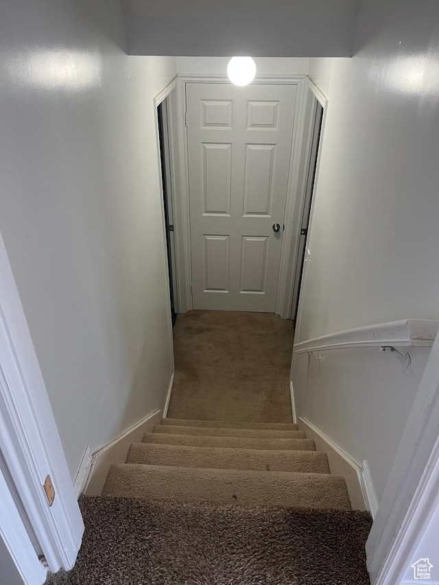 4616 S 3720 W, West Valley City, UT 84120 - staircase with carpet