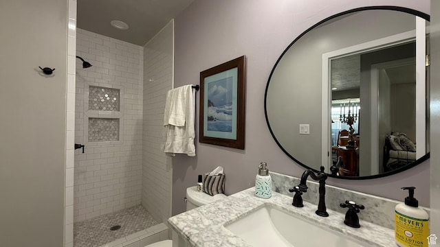 379 W 400 N Unit 7, Bountiful, UT 84010 - full bathroom with toilet, tiled shower, and vanity