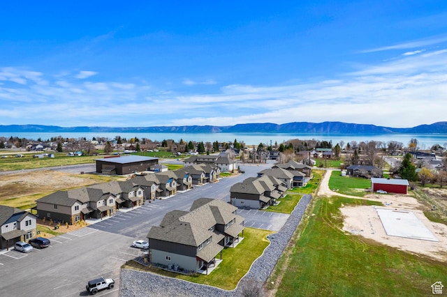 140 W 150 S Unit H29, Garden City, UT 84028 - aerial view featuring a water and mountain view and a residential view