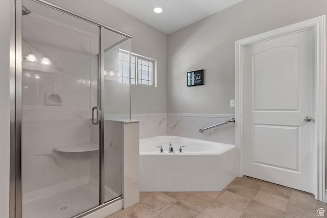 6861 S Triumph Ln, West Jordan, UT 84084 - full bath with a garden tub and a shower stall