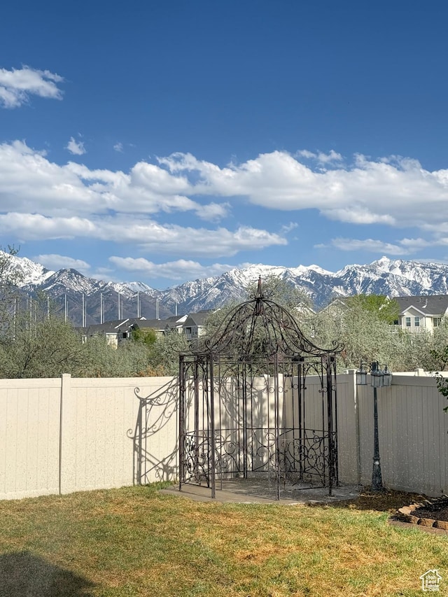 6861 S Triumph Ln, West Jordan, UT 84084 - view of yard with a mountain view