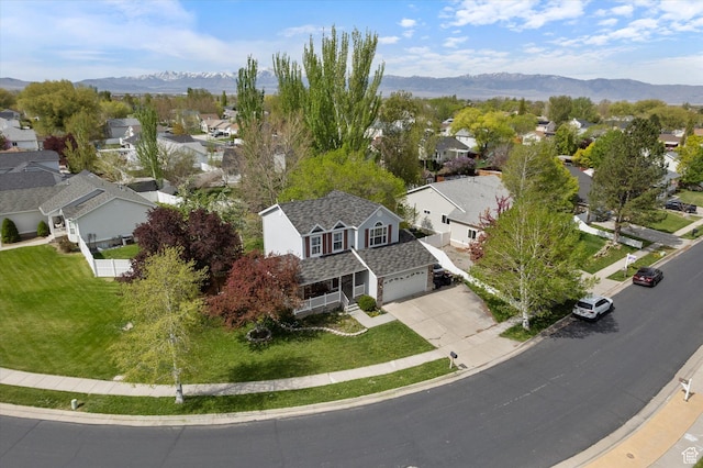 799 Country Club Dr, Stansbury Park, UT 84074 - bird's eye view with a mountain view and a residential view