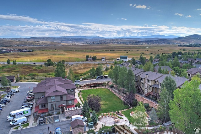 5519 N Lillehammer Ln Unit 1201, Park City, UT 84098 - birds eye view of property featuring a mountain view
