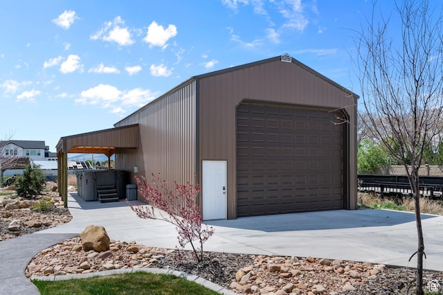 2277 W 900 N, Lehi, UT 84043 - garage featuring a detached garage and concrete driveway