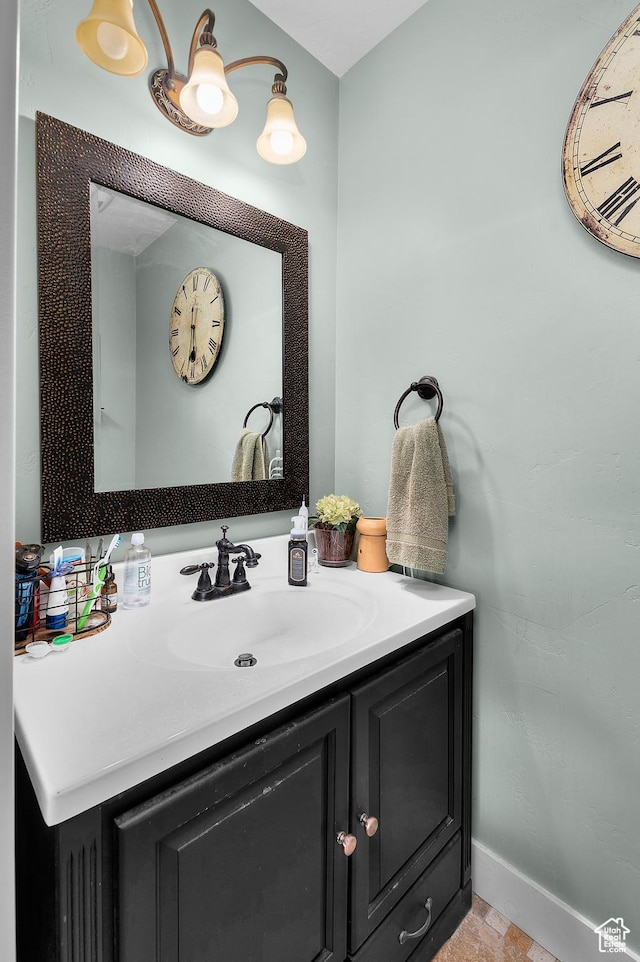 2277 W 900 N, Lehi, UT 84043 - bathroom with baseboards and vanity
