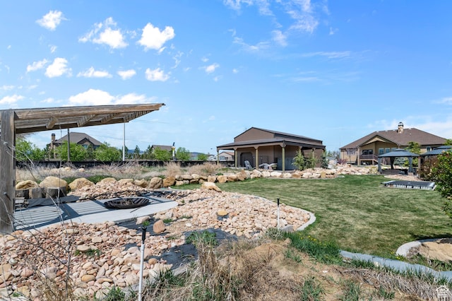 2277 W 900 N, Lehi, UT 84043 - view of yard featuring a gazebo