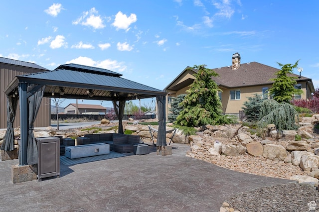 2277 W 900 N, Lehi, UT 84043 - view of patio with a gazebo