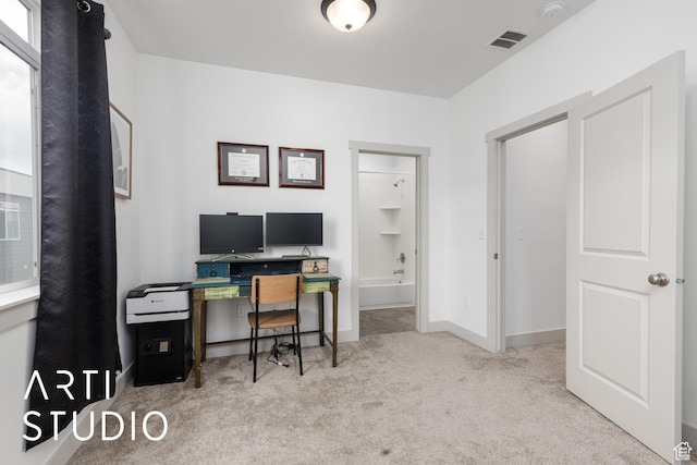 442 E Depot St Unit 107, Clearfield, UT 84015 - office with carpet flooring, visible vents, and baseboards