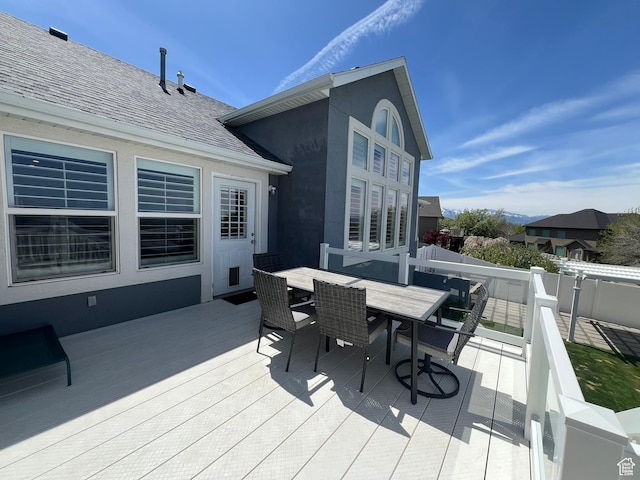 1307 E Brandy Ln S, Tooele, UT 84074 - deck with outdoor dining space