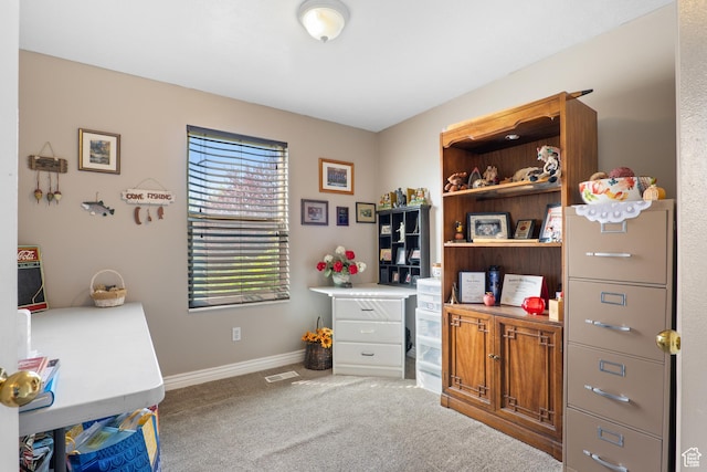 5036 W Cedar Point Peak Dr, Riverton, UT 84096 - interior space with visible vents, carpet flooring, and baseboards