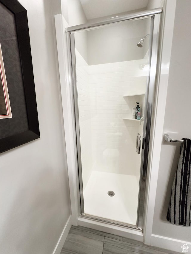 2743 W Lacewood Dr S, Taylorsville, UT 84129 - full bath with a shower stall and baseboards