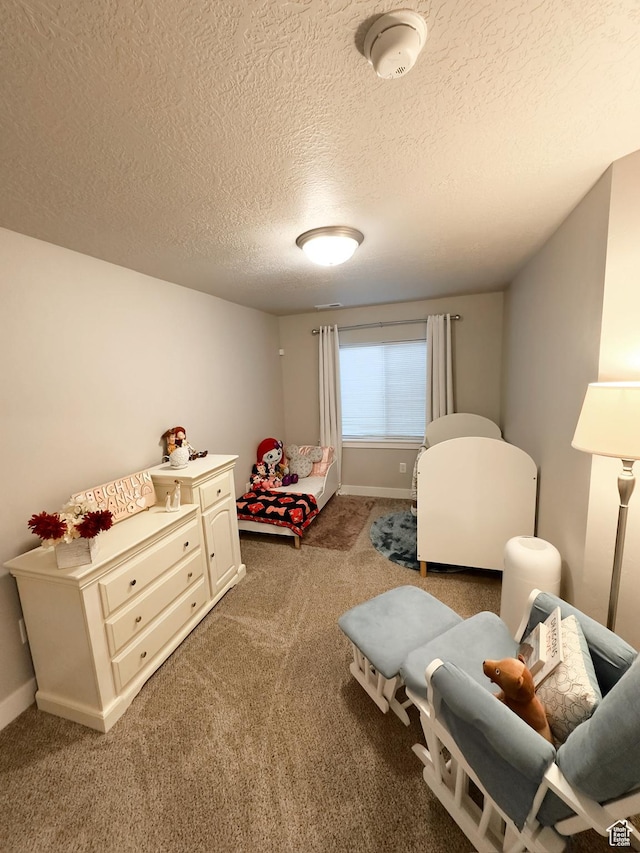 2743 W Lacewood Dr S, Taylorsville, UT 84129 - bedroom featuring carpet, baseboards, and a textured ceiling