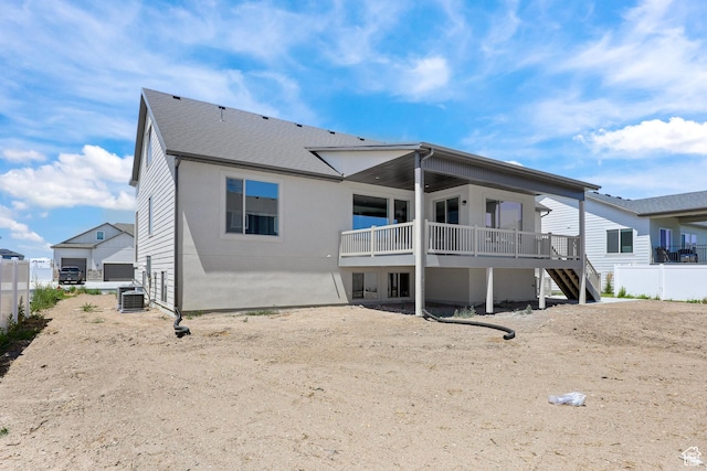 1107 S 4475 W, West Point, UT 84015 - rear view of property featuring stairway and roof with shingles
