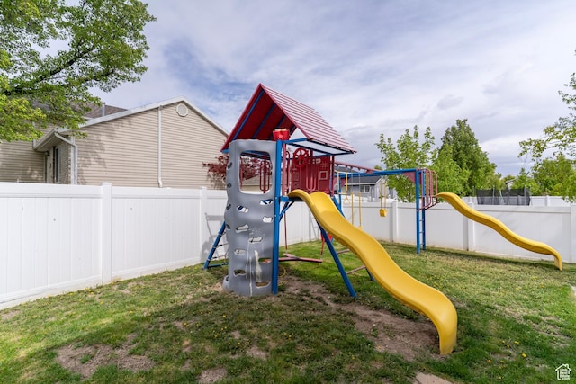 1608 W 8470 S, West Jordan, UT 84088 - communal playground featuring a lawn and fence