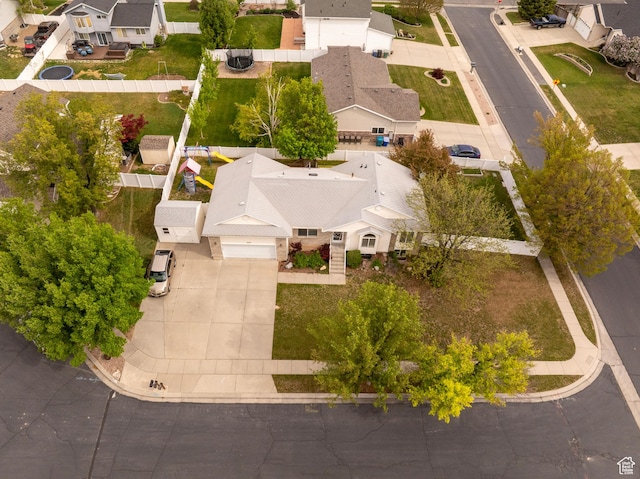 1608 W 8470 S, West Jordan, UT 84088 - drone / aerial view featuring a residential view