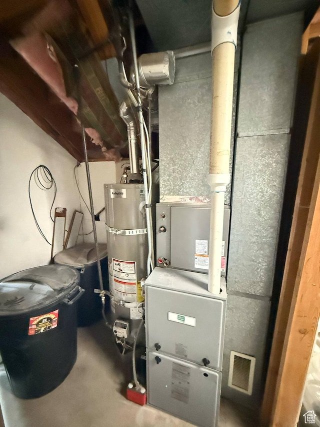 35 E 970 N, Castle Dale, UT 84513 - utility room with strapped water heater