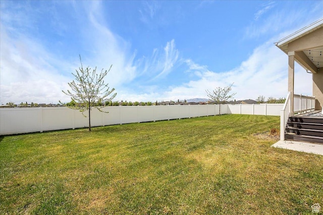 3339 W 650 N, Layton, UT 84041 - view of yard featuring a fenced backyard