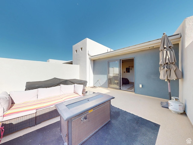 5399 S Cerulean Ln Unit 98, St George, UT 84790 - view of patio featuring an outdoor hangout area