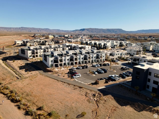 5399 S Cerulean Ln Unit 98, St George, UT 84790 - aerial view with a mountain view and a residential view