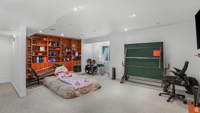 450 E Waterford Way, Midvale, UT 84047 - living area featuring recessed lighting, baseboards, and carpet floors