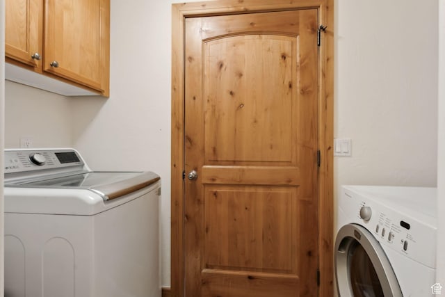 1541 Redstone Ave Unit C, Park City, UT 84098 - clothes washing area with cabinet space and separate washer and dryer