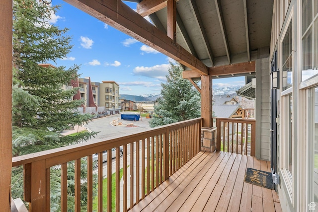 1541 Redstone Ave Unit C, Park City, UT 84098 - view of wooden terrace