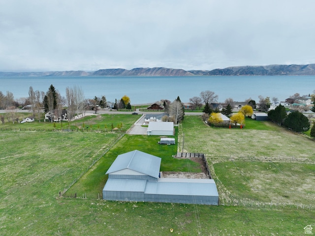 1705 S Bear Lake Blvd, Garden City, UT 84028 - birds eye view of property with a water view