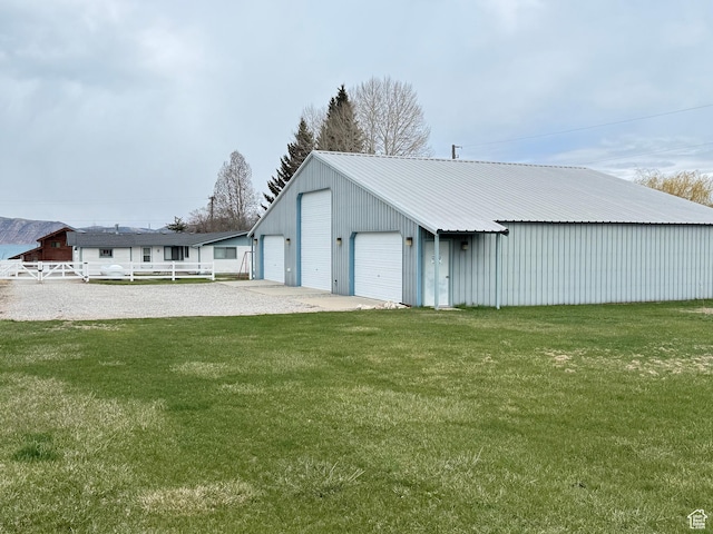 1705 S Bear Lake Blvd, Garden City, UT 84028 - view of pole building featuring a yard