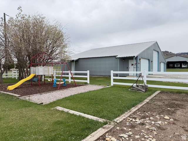 1705 S Bear Lake Blvd, Garden City, UT 84028 - community playground featuring fence and a lawn