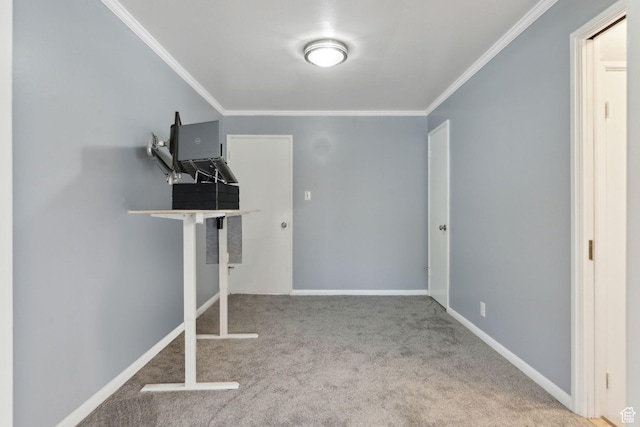 981 N 1300 W, Salt Lake City, UT 84116 - interior space with baseboards, ornamental molding, and carpet